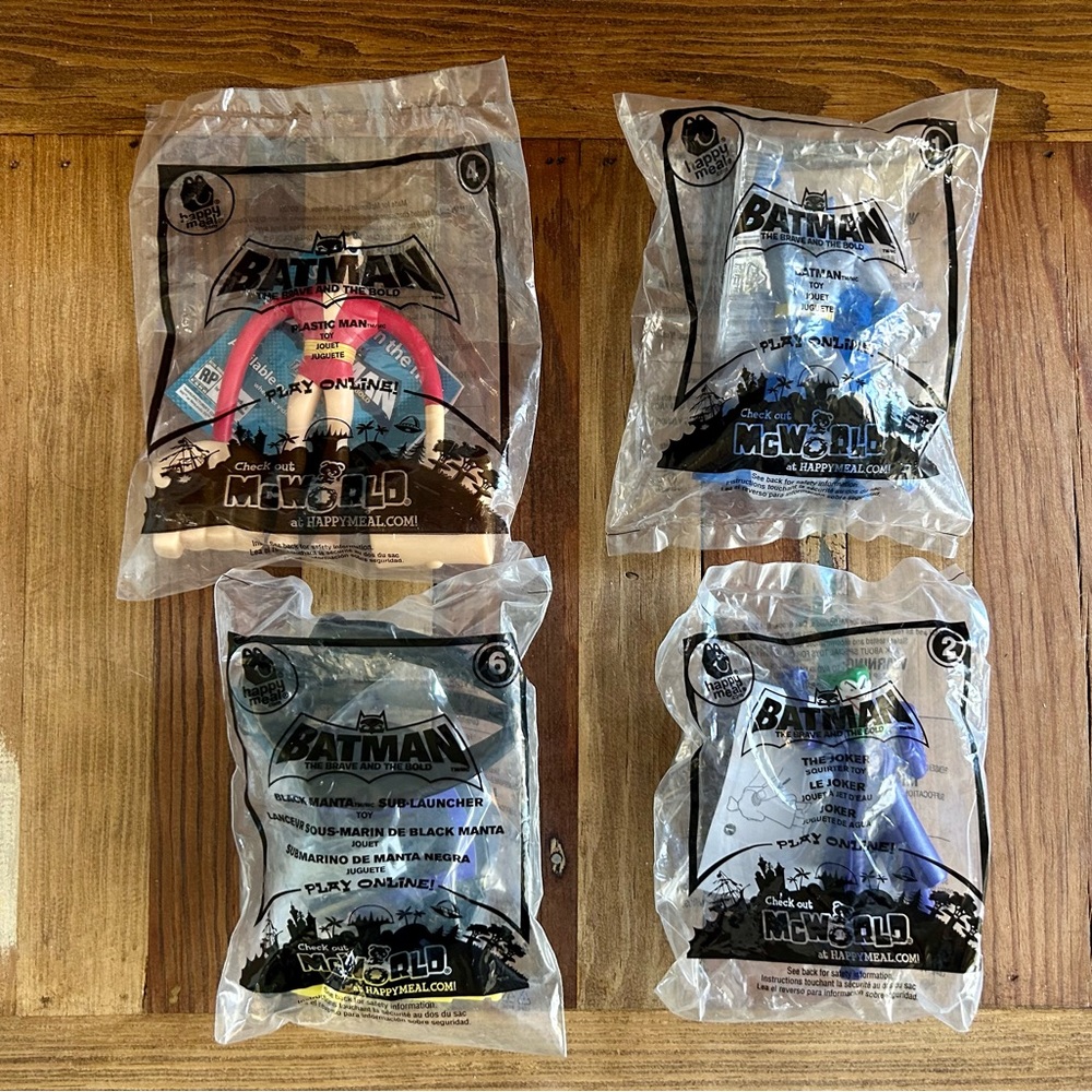Batman McDonalds Happy Meal Toys🍔